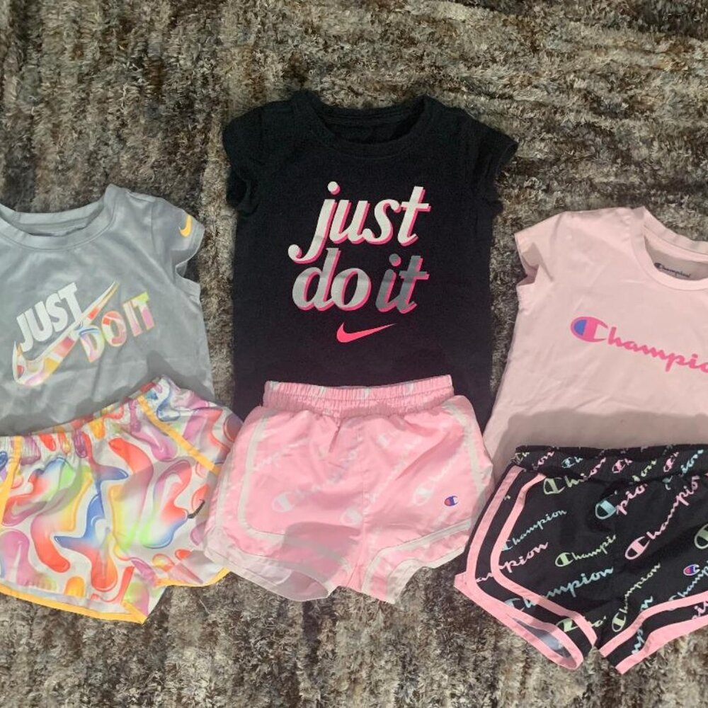Girls Sport Shorts Sets Sz 5